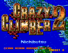 Crazy Climber 2 (Japan, Harder) Title Screen